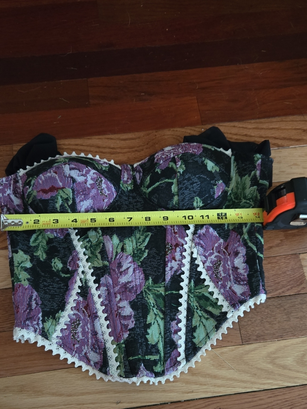 Top Chic NWT Floral Corset Top M - Picture 8 of 8